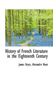 Paperback History of French Literature in the Eighteenth Century Book