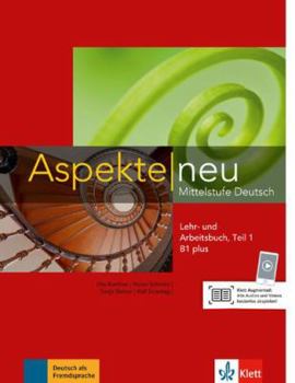 Paperback Aspekte neu b1+, libro del alumno y libro de ejercicios, parte 1 + cd [German] Book