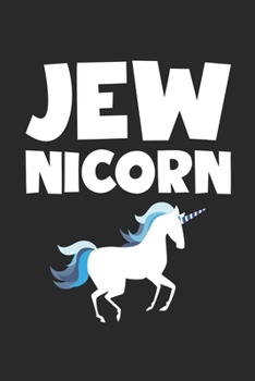 Hannukah Journal: Jewnicorn - Funny Hanukkah Gifts - Jewnicorn Diary: Medium College-Ruled Journey Diary, 110 page, Lined, 6x9 (15.2 x 22.9 cm)