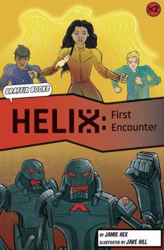 Paperback First Encounter [Graphic Reluctant Reader] (Helix) Book