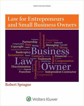 Paperback Law for Entrepreneurs and Small Business Owners Book