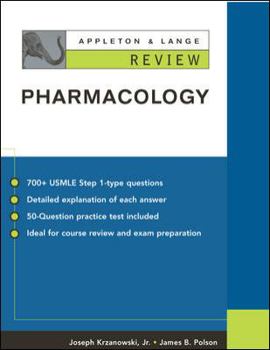 Paperback Appleton & Lange Review of Pharmacology Book