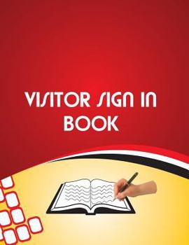 Paperback Visitor Sign in Book