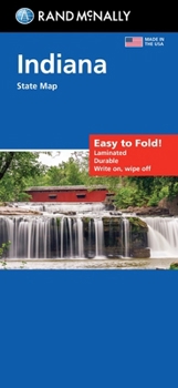 Loose Leaf Rand McNally Easy to Fold: Indiana State Laminated Map Book