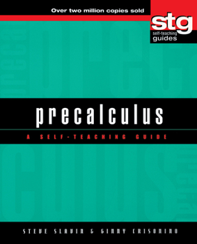 Paperback Precalculus: A Self-Teaching Guide Book