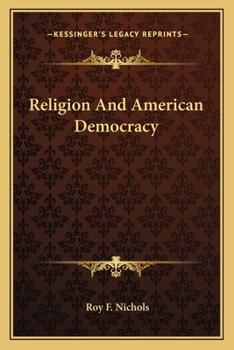 Paperback Religion And American Democracy Book