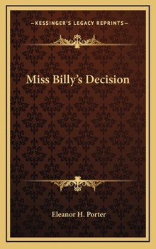 Miss Billy's Decision - Book #2 of the Miss Billy