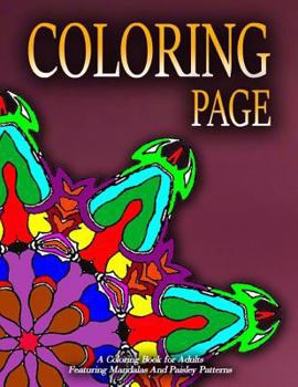 Paperback COLORING PAGE - Vol.9: adult coloring pages Book