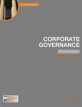 Paperback Corporate Governance: Theory and Practice Book