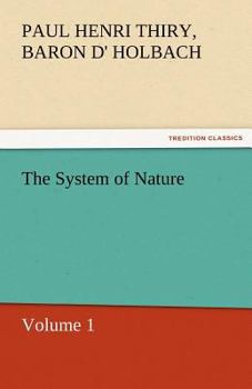 Paperback The System of Nature, Volume 1 Book