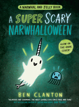 Hardcover A Super Scary Narwhalloween (a Narwhal and Jelly Book #8) Book