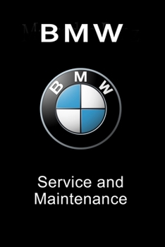 Paperback BMW Vehicle Service and Maintenance Book