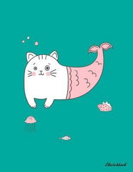 Sketchbook : Cute Unicorn Kawaii Sketchbook for Girls: 110 Pages of 8. 5 X11 Blank Paper for Drawing, for Kids Practice