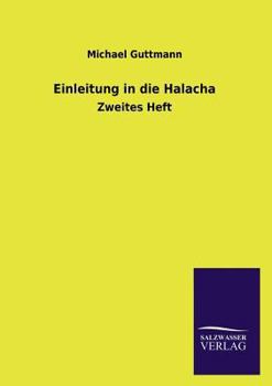 Paperback Einleitung in Die Halacha [German] Book