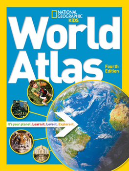 Paperback World Atlas Book