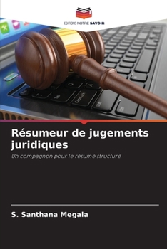 Paperback Résumeur de jugements juridiques [French] Book