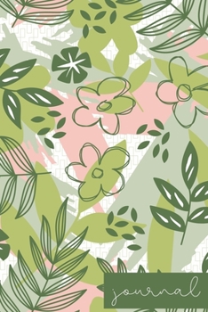 Journal: Cute Composition Notebook Diary | 100 Wide Ruled Pages | Small, 6x9 Inches | Floral