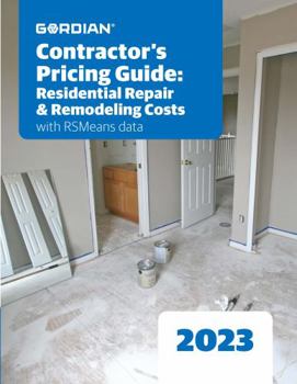 Paperback Contractor's Pricing Guide Residential Repair & Remodeling Costs 2023: With Rsmeans Data Book
