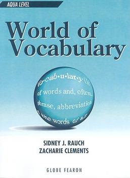 Paperback World of Vocabulary, Aqua Level Book