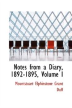 Paperback Notes from a Diary, 1892-1895, Volume I Book