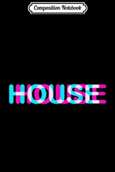 Composition Notebook: House music disco sound Journal/Notebook Blank Lined Ruled 6x9 100 Pages