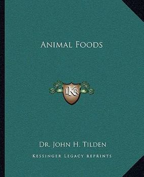 Paperback Animal Foods Book