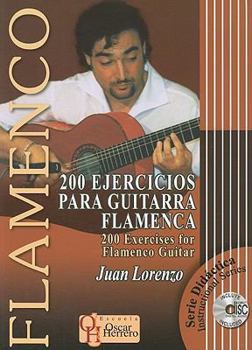 Paperback 200 Ejercicios Para Guitarra Flamenca/200 Exercises For Flamenco Guitar [With CD (Audio)] [Spanish] Book