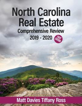 Paperback North Carolina Real Estate Comprehensive Review: 2019-2020 Book