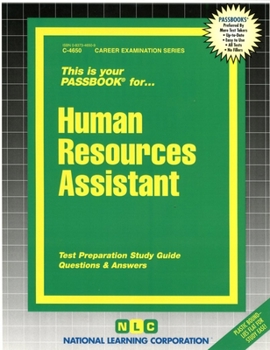 Spiral-bound Human Resources Assistant: Passbooks Study Guide Book