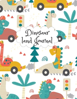 Paperback Dinosaur land journal and sketchbook Book