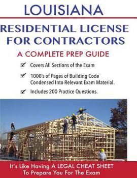 Paperback Louisiana Residential License For Contractors: A Complete Prep Guide Book