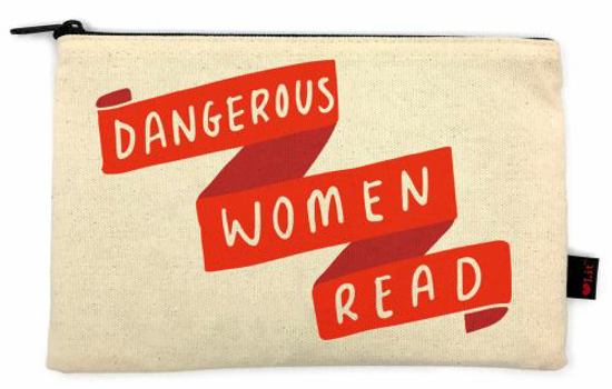 Loose Leaf Dangerous Women Read Pencil Pouch Book