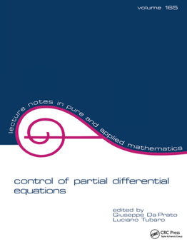 Paperback Control of Partial Differential Equations Book