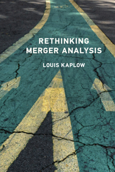 Hardcover Rethinking Merger Analysis Book