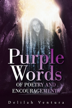 Paperback Purple Words of Poetry and Encouragements Book