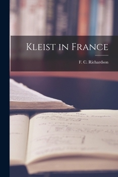 Paperback Kleist in France Book