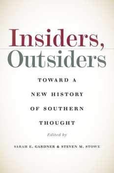 Paperback Insiders, Outsiders: Toward a New History of Southern Thought Book