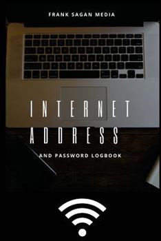 Paperback Internet Address and Password Logbook: Password Login Book