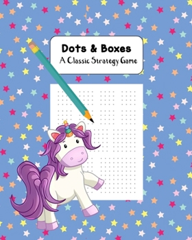 Paperback Dots & Boxes A Classic Strategy Game: Large and Small Playing Squares, Big Book Dot to Dot Grid, Game of Dots, Boxes, Dot and Line, Pigs in a Pen, Bla Book