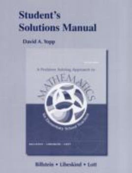 Paperback Student's Solutions Manual for a Problem Solving Approach to Mathematics Book
