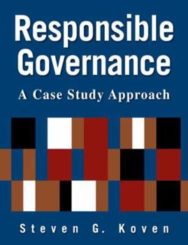 Paperback Responsible Governance: A Case Study Approach: A Case Study Approach Book