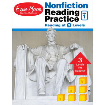 Paperback Nonfiction Reading Practice, Grade 1 Book