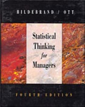 Hardcover Statistical Thinking for Managers Book
