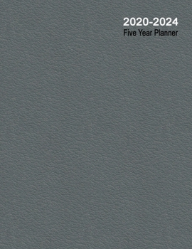 Paperback 2020-2024 Five Year Planner: 5-Year Monthly Planner, Diary & Appointment Pages with To Do List & Priorities - Designed for Ease of Use with Spread Book
