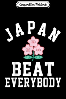 Paperback Composition Notebook: Japan Beat Everybody Rugby Japan Journal/Notebook Blank Lined Ruled 6x9 100 Pages Book