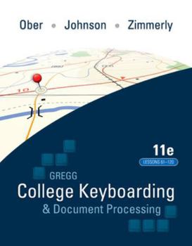 Hardcover Gregg College Keyboarding & Document Processing (Gdp); Lessons 61-120 Text Book