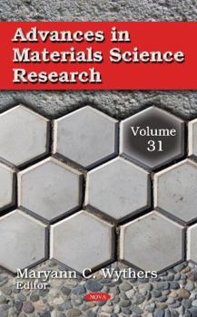 Hardcover Advances in Materials Science Research Book