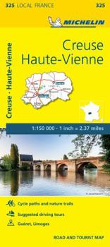 Creuse, Haute-Vienne Michelin Local Map 325 (Michelin Local Maps)