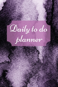 Paperback Daily to do planner: To-Do List Notebook, Planner, Daily Checklist, 6x9 inch Book