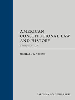 Hardcover American Constitutional Law and History Book